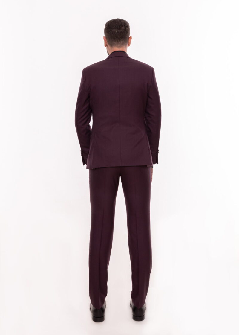 Costum TRENDS bordeaux din stofă - Trends By Adina Buzatu