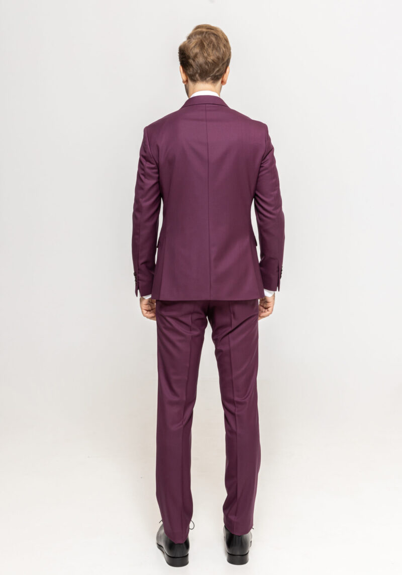 Costum TRENDS pruna double breast - Trends By Adina Buzatu